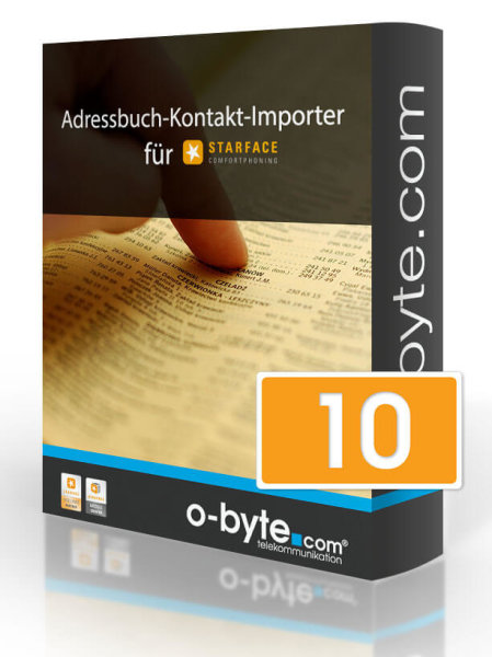 o-byte Adressbuch-Kontakt-Importer bis 10 User